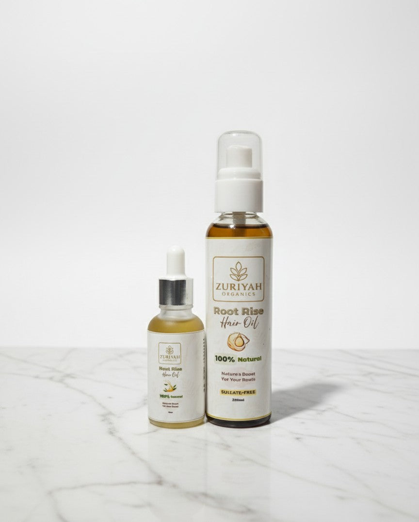 Root Rise Hair Oil – 100% Natural Herbal Formula