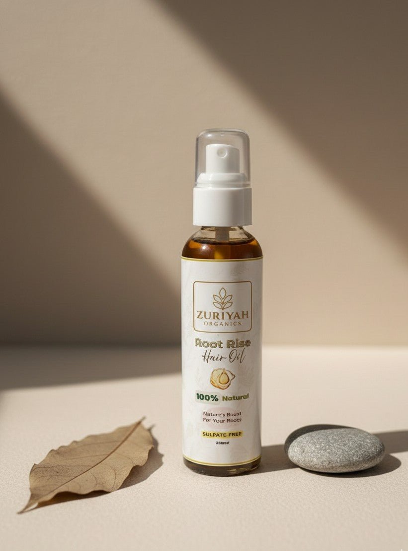 Root Rise Hair Oil 120ml Front View - Zuriyah Organics